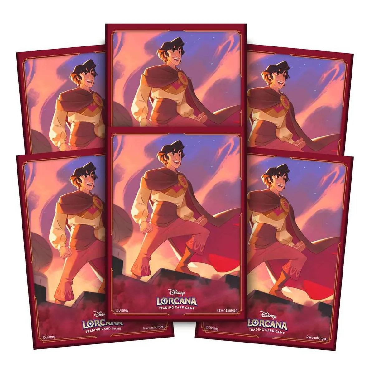 Lorcana Card Sleeves Aladdin