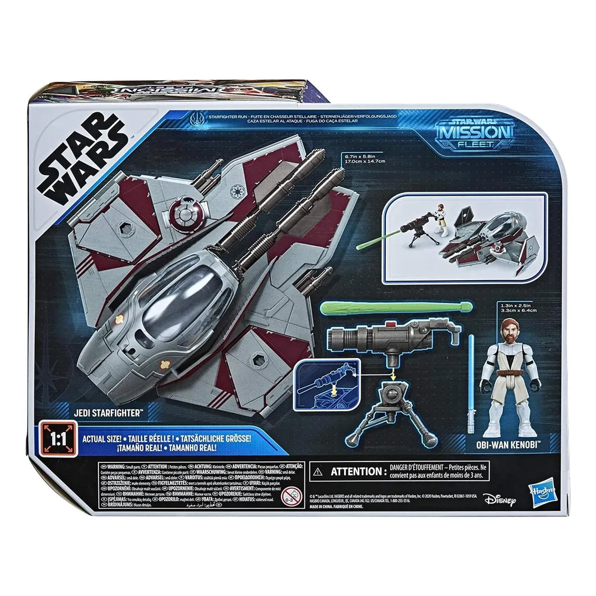 Star Wars Mission Fleet Jedi Starfighter