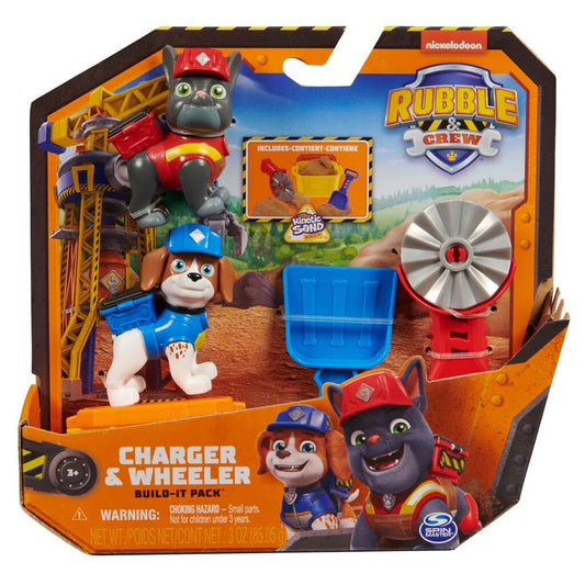 Paw Patrol Charger & Wheeler Build-it Pack