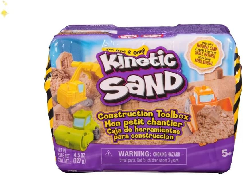 Kinetic Sand Construction Toolbox