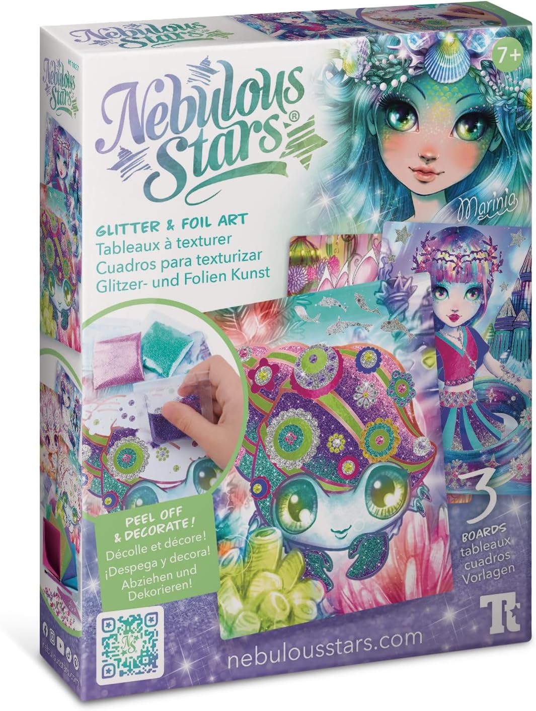 Nebulous Stars Glitter & Foil Art