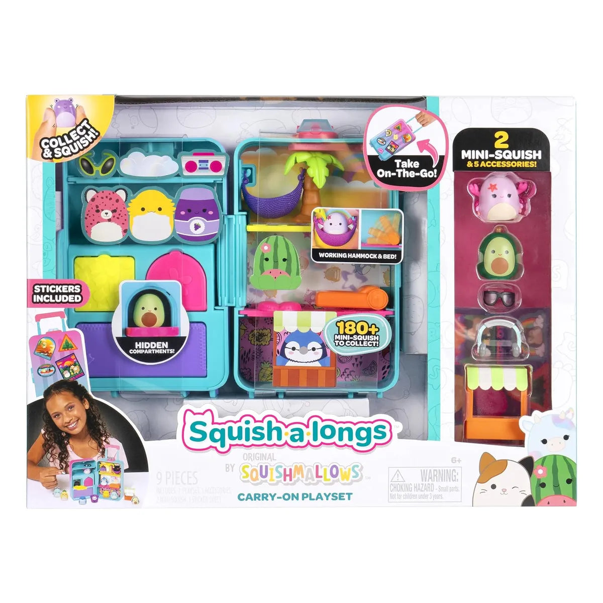 Squish-a-longs Carry-on Playset