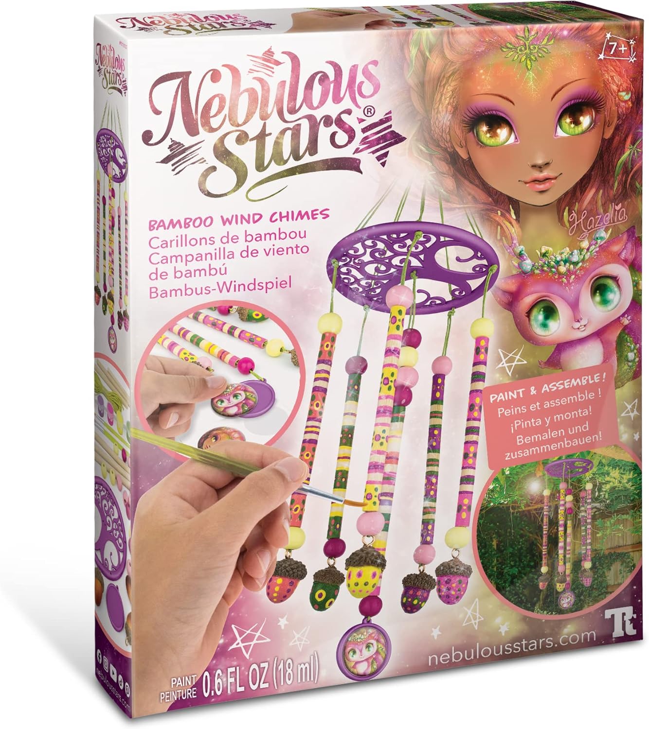 Nebulous Stars Bamboo Wind Chimes