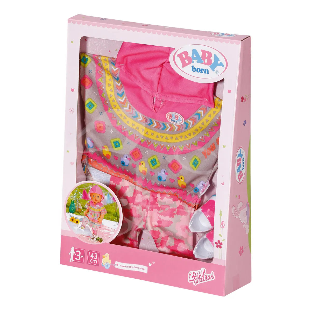 Baby Born Deluxe Poncho 43cm
